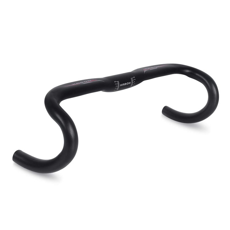 KABON Road Bike Handlebars, KABON Aluminum Alloy 31.8mm 420mm Drop Bars Horns Bent Bar Compact Road Aero Handlebar - Image 1